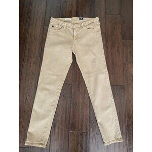 Adriano Goldschmied Women's Size 30R Beige The Legging Ankle Super Skinny Jeans